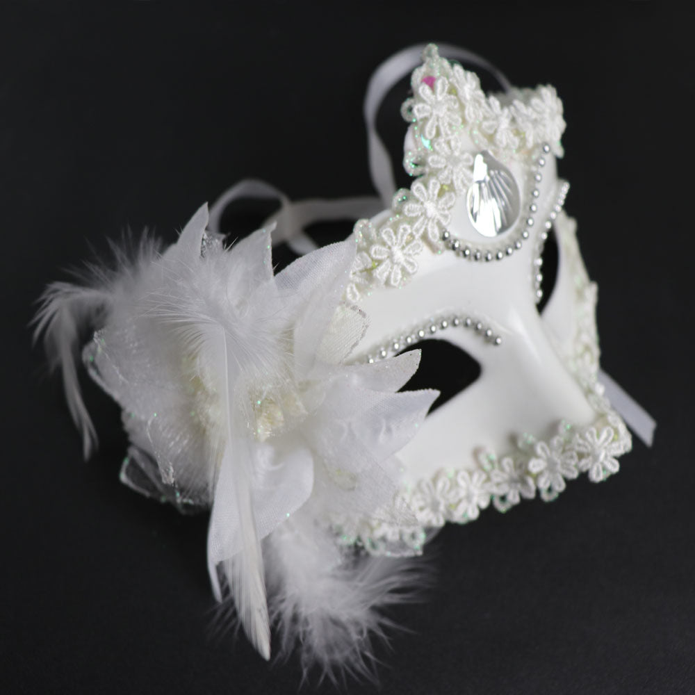 Women Lady Light Up LED Mask Masquerade Carnival Venetian Ball Masks Flashing Party Wedding Halloween Christm