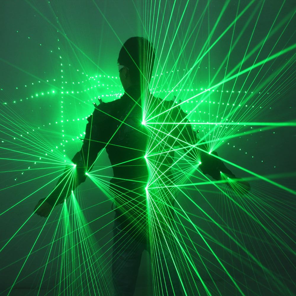 Green Laser Waistcoat LED Clothes Laser Suits Laser Man Costumes for Nightclub Performers