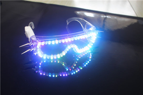 High Quality LED Laser Gloves LED Light Up LED Glasses Bar Show Glowing Costumes Prop Party DJ Dancing Lighted Suit
