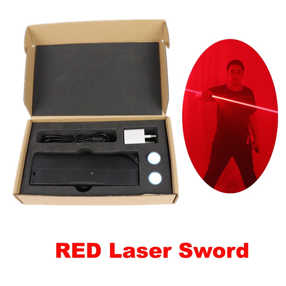 Mini Dual Direction Blue Laser Sword for Laser Man Show Double Headed Wide Beam Red and Green Pedal Laser Show Props
