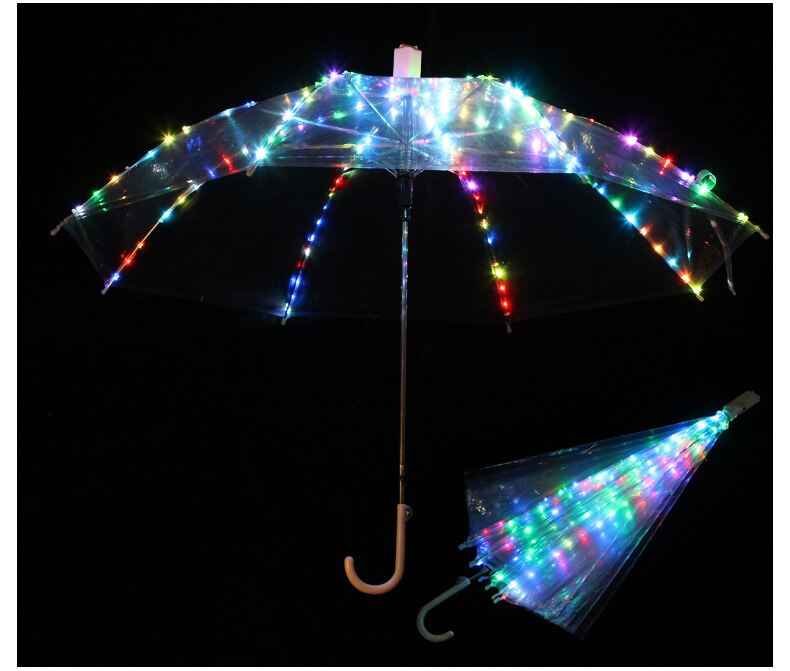 LED Light Umbrella Waterproof Glowing Umbrella Nightclub Stage Props & Creative Gift - Tem-laser.com