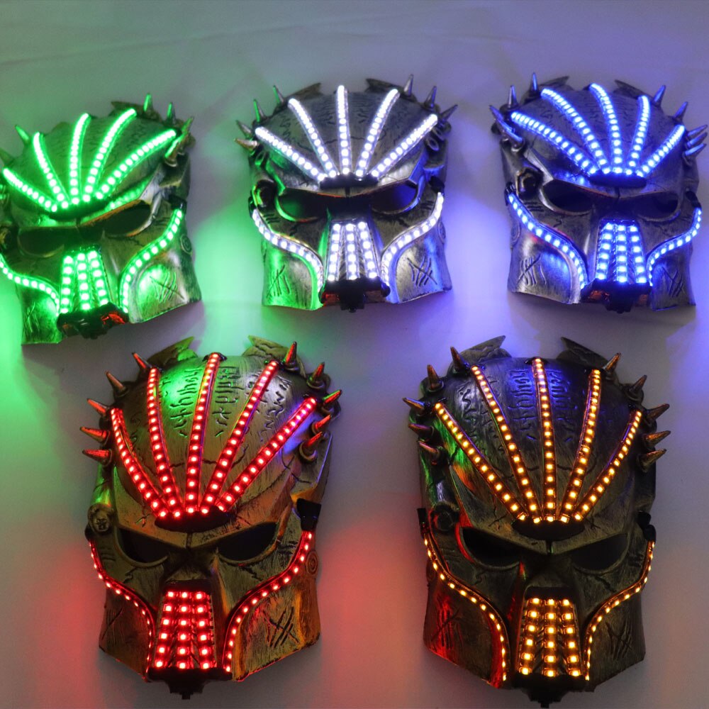 Flashing El Wire Mask Led Glowing Beauty Christmas Party Mask Festival Event Haloween Mask