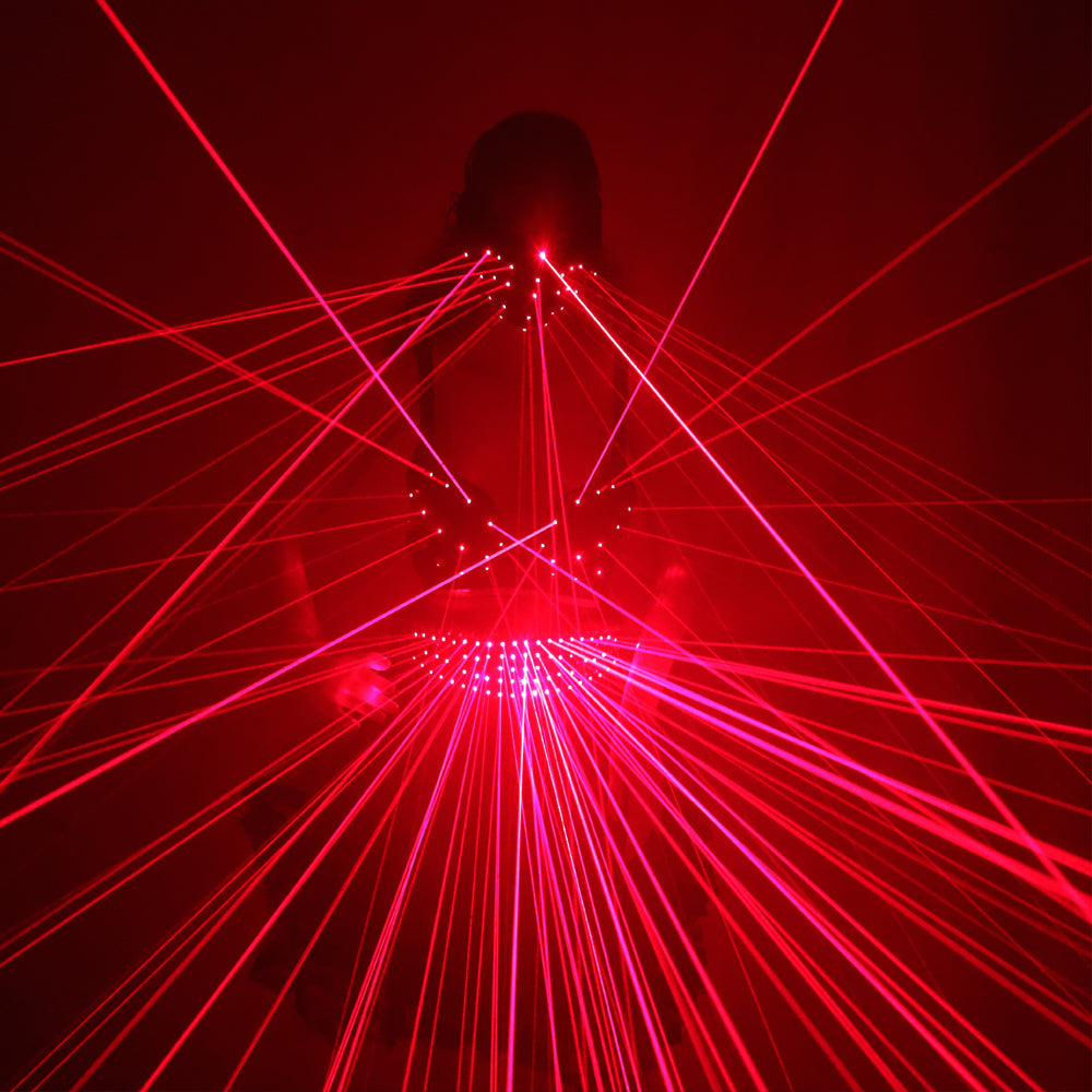 Lady Clothing Laser Bra and Girdle Laser Red Laser for Night Club Led Luminous Women Suit Laser Show