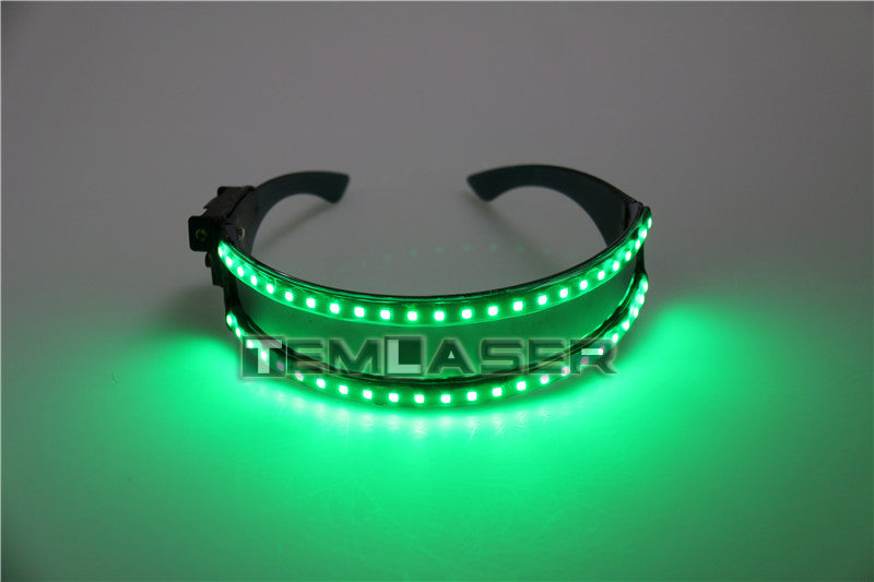 LED Glasse Laser Gloves for Nightclub Nerformers Party Dancing Glowing Spiderman Mask Glasses