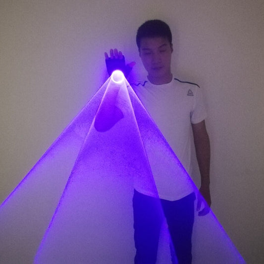 Blue Rotating Lasers Gloves Handheld Laser Cannon LED Palm Gyro Light Light Pub Party Laser Show