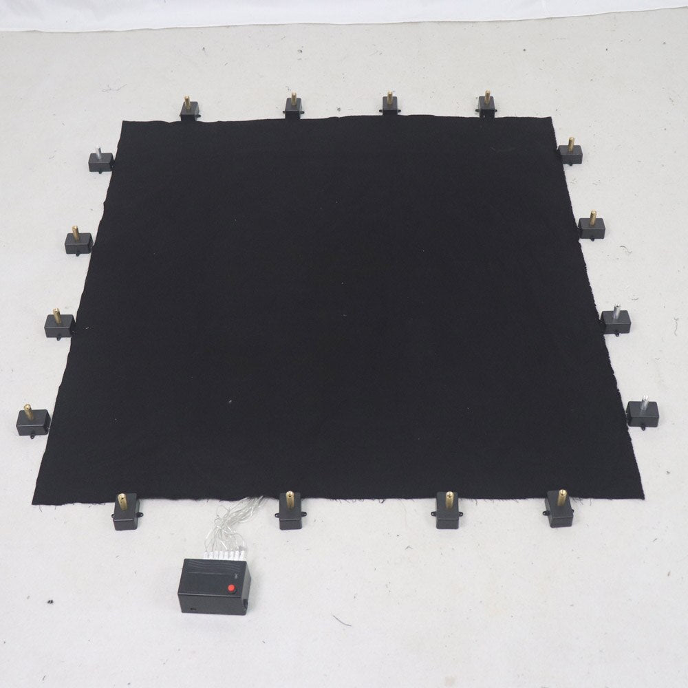 Green Laser Dancing Mat LED Luminous Small Stage,Laser Rain Northern Lights Stage Performance Lighting Props