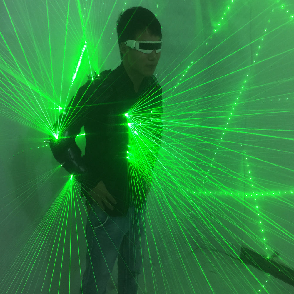 Green Laser Waistcoat LED Clothes Laser Suits Laser Man Costumes for Nightclub Performers