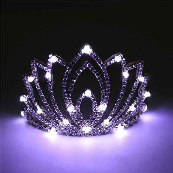 Luminous LED Ballroom Dance Costume & Light Up Crown - Tem-laser.com