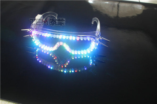 High Quality LED Laser Gloves LED Light Up LED Glasses Bar Show Glowing Costumes Prop Party DJ Dancing Lighted Suit