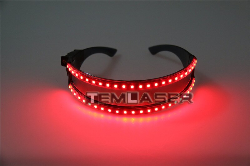 LED Glasse Laser Gloves for Nightclub Nerformers Party Dancing Glowing Spiderman Mask Glasses