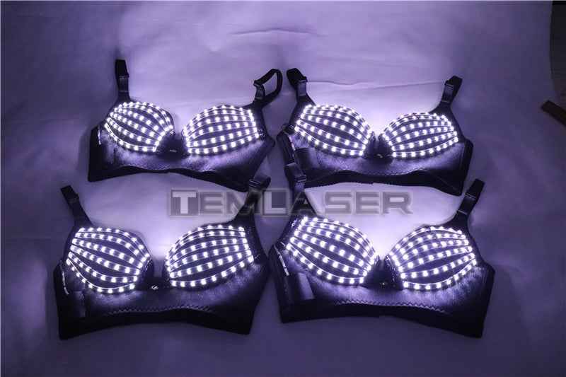 Nightclub Clubwea Ds Costumes Nightclub Bar Clubwear Led Bra Led Costume Light-up Bra - Tem-laser.com