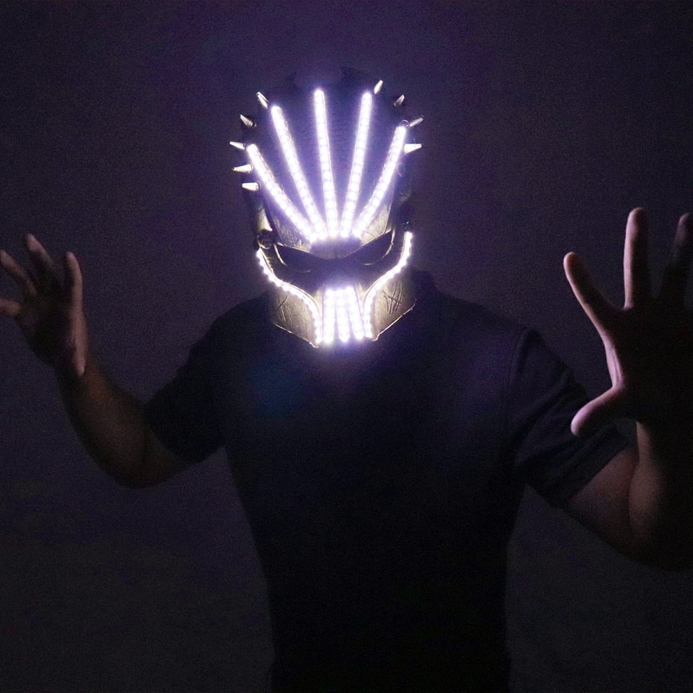 Flashing El Wire Mask Led Glowing Beauty Christmas Party Mask Festival Event Haloween Mask