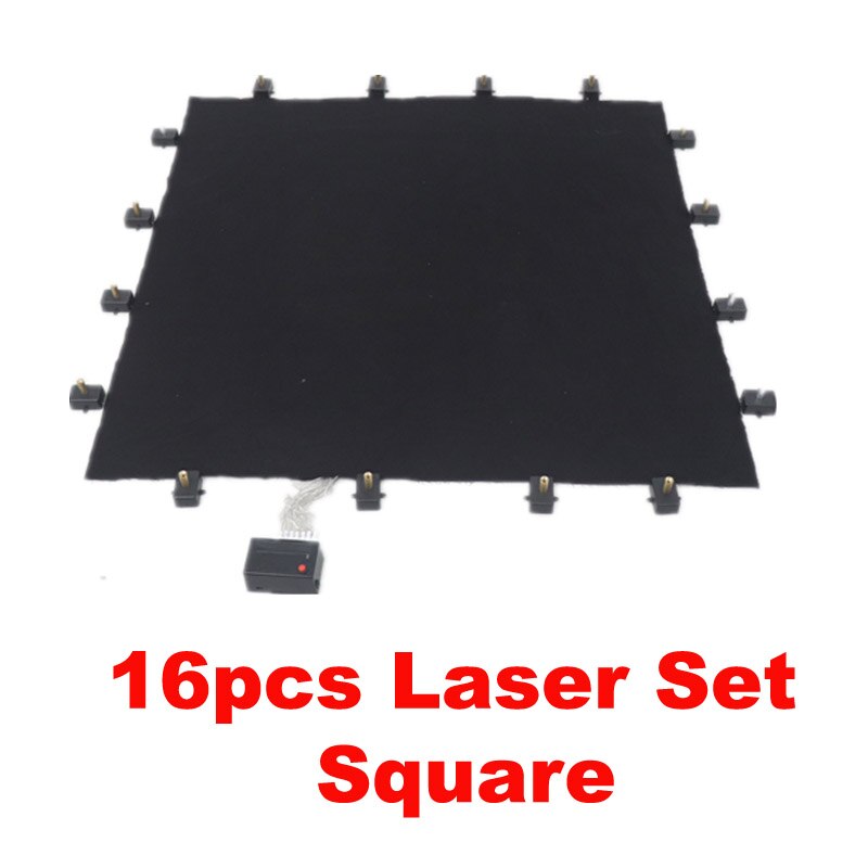 Green Laser Dancing Mat LED Luminous Small Stage,Laser Rain Northern Lights Stage Performance Lighting Props