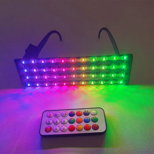 Fashion Glow Party Glasses Light Up Flash LED Glasses Classic Party Halloween Mask for Event Supplies DJ Club Stage Show