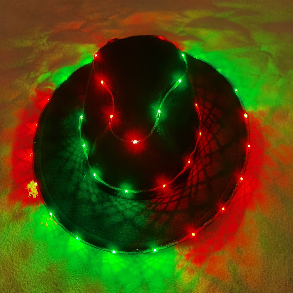 Full color Cool LED Hat Party Luminous Cap Neon LED Light Costume Party Fluorescent DJ BAR Dance Performances Carnival Party