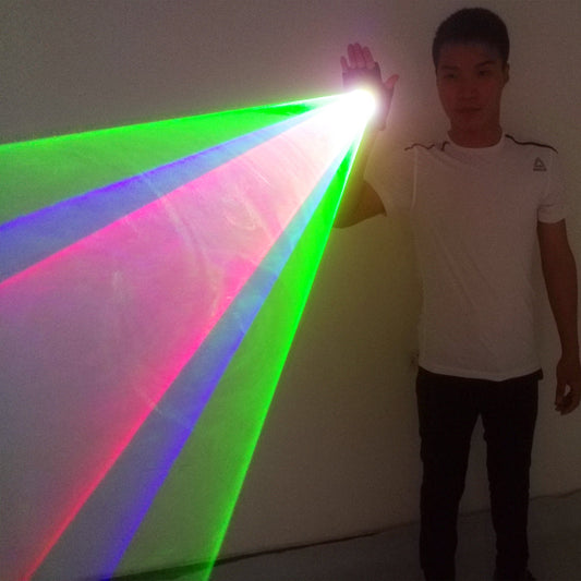 RGB Laser Whirlwind Multicolour Laser Vortex Laser Man Stage Supplies LED Laser Gloves Nightclub Performances