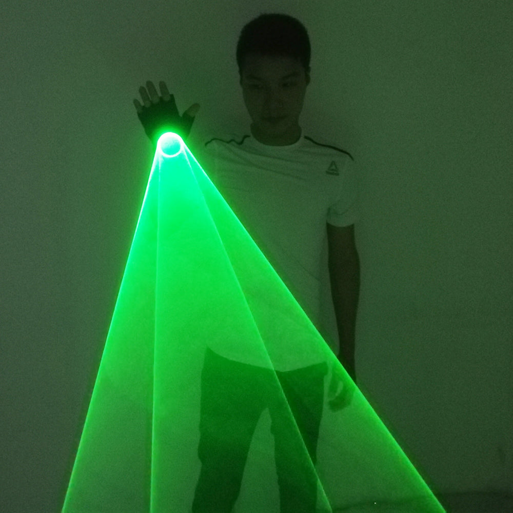 Green Laser Whirlwind Handheld Laser Cannon for DJ Dancing Club Rotating Lasers Gloves Light Pub Party Laser Show
