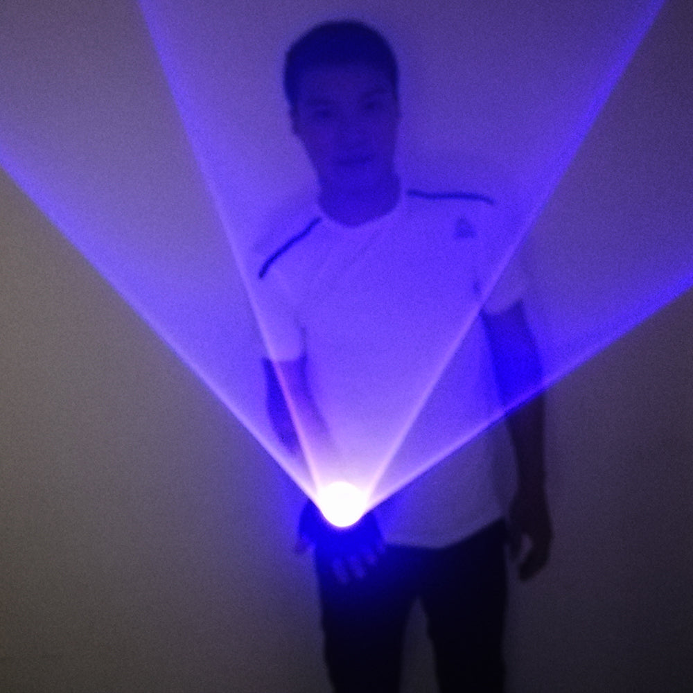 Blue Rotating Lasers Gloves Handheld Laser Cannon LED Palm Gyro Light Light Pub Party Laser Show