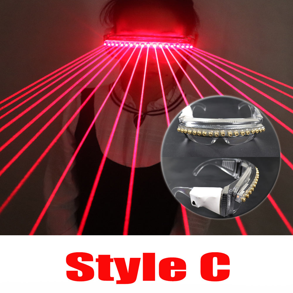 650nm Red Laser Glasses – 18 Laser Sunglasses for Stage & GOGO Show
