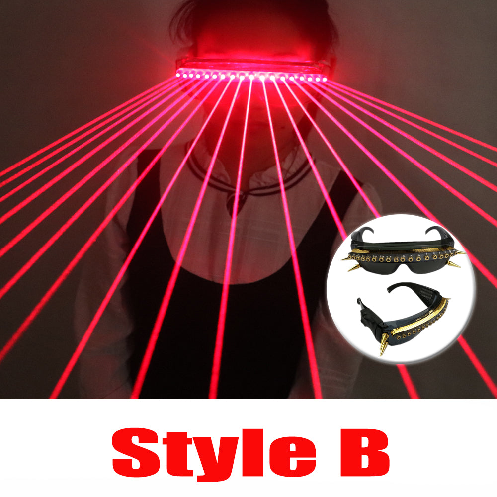 650nm Red Laser Glasses – 18 Laser Sunglasses for Stage & GOGO Show