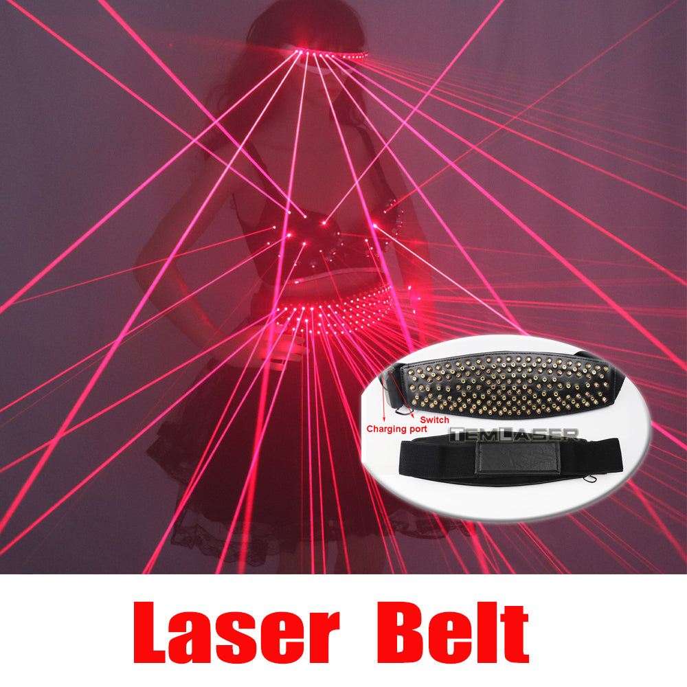 Red LED Clothes Laser Suits Laser Bra Sexy Girl Laser Glasses for Nightclub Performers