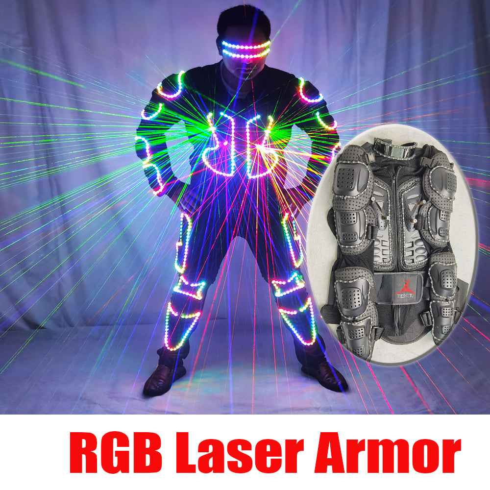 Future LED Tron Robot Costume Programmable Laser Armor - Tem-laser.com