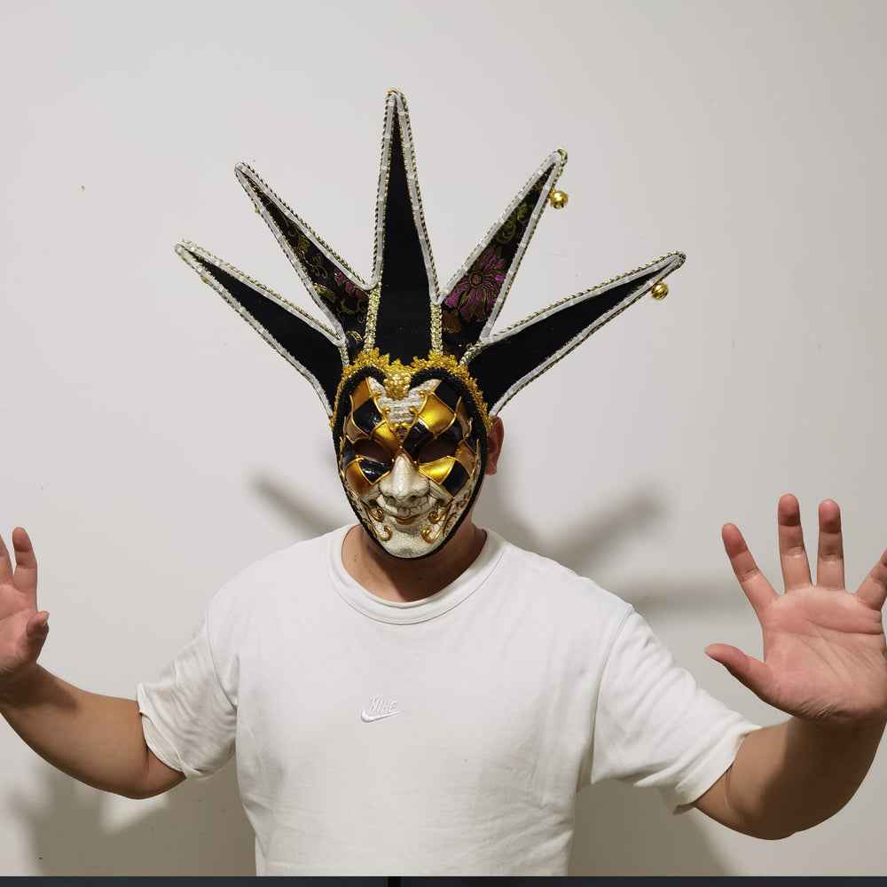 LED Light Up Clown Mask Helmet Anime Movie Style for Stage Dance & Nightclub Shows - Tem-laser.com