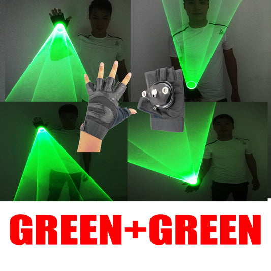 reen Laser Rotating Gloves Whirlwind Handheld Cannon Effect for DJ Club Pub Party Laser Light Show