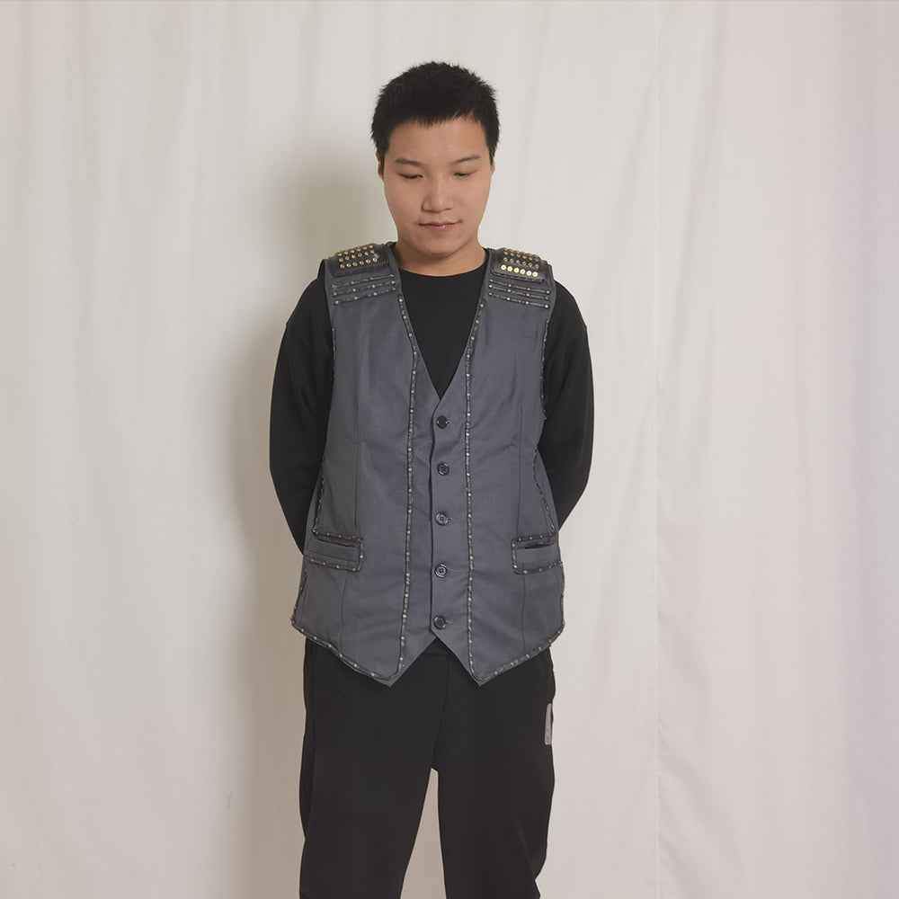 Fashion Red Laser Waistcoat – Laserman LED Vest for Stage, Singers & Nightclub Performers - Tem-laser.com