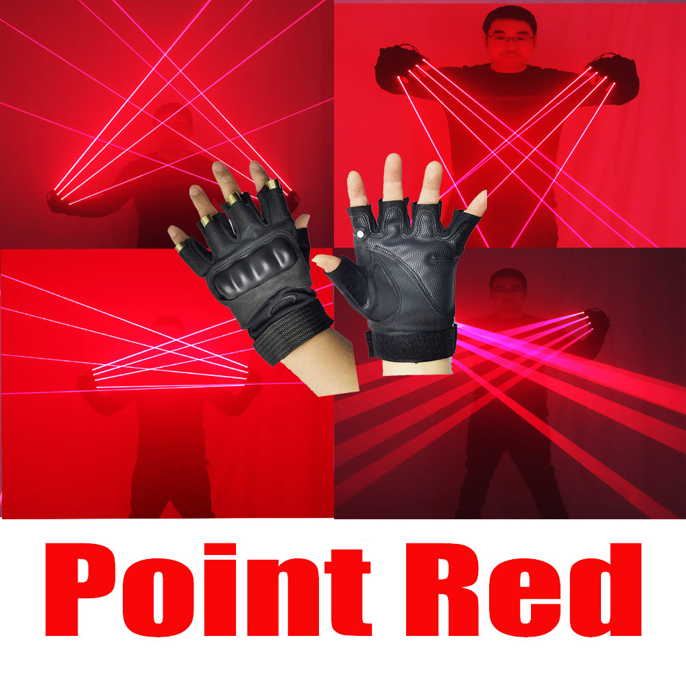 Single Point Big Beam Red Laser Gloves Coarse Beam Laser Cannon Light for DJ Club Robot Suit Dress Up
