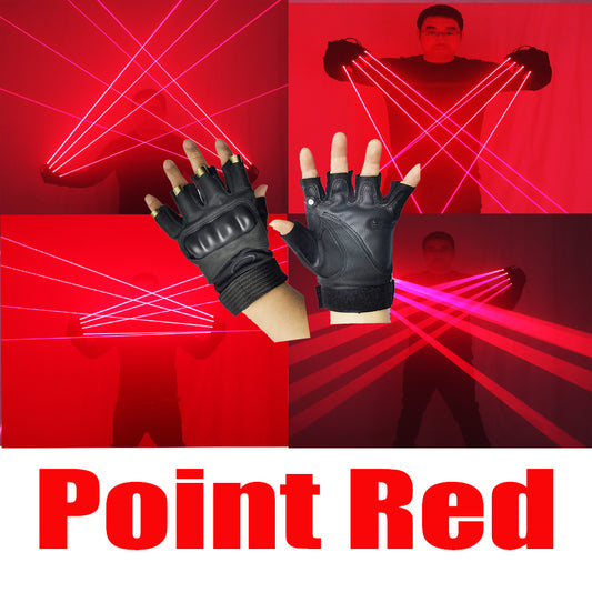 Single Point Big Beam Red Laser Gloves Coarse Beam Laser Cannon Light for DJ Club Robot Suit Dress Up