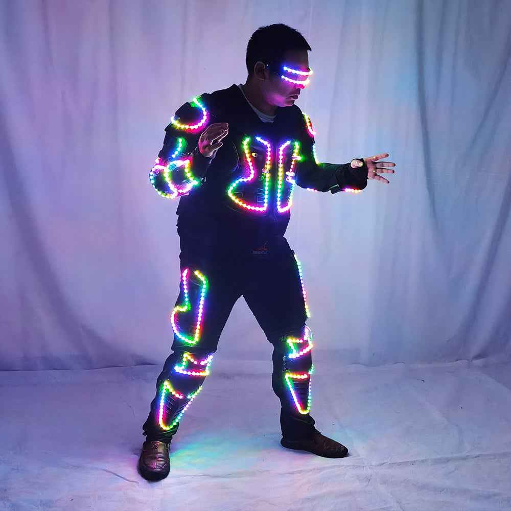 Future LED Tron Robot Costume Programmable Laser Armor - Tem-laser.com