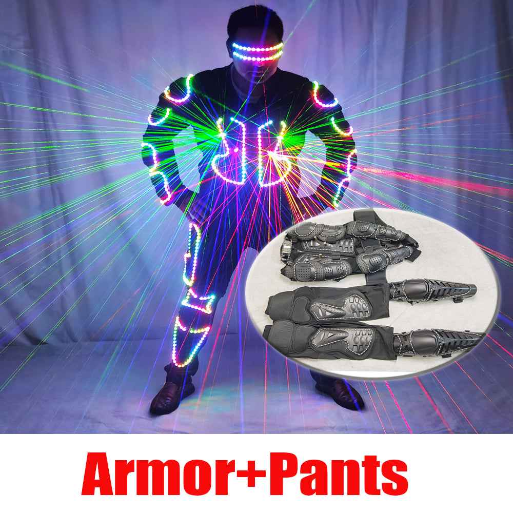 Future LED Tron Robot Costume Programmable Laser Armor - Tem-laser.com