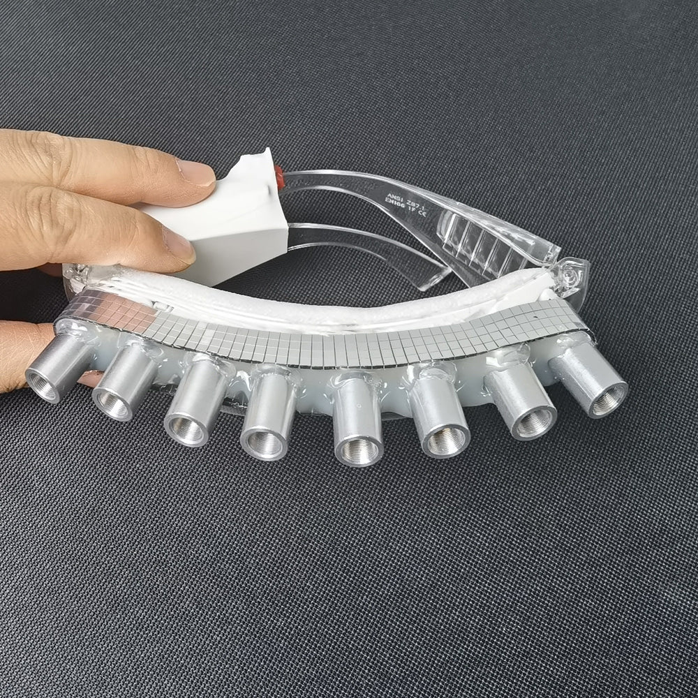 Programmable Green Laser LED Glasses with Dynamic Effects for Stage & Club Shows