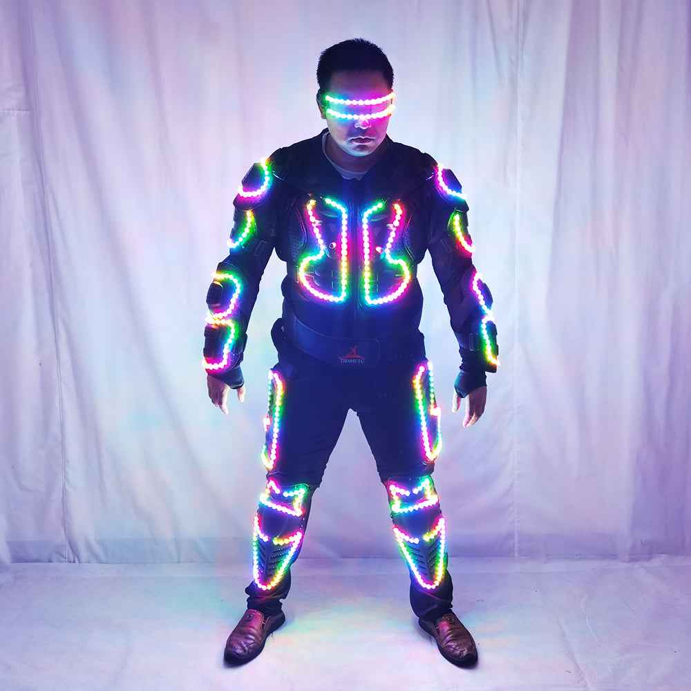 Future LED Tron Robot Costume Programmable Laser Armor - Tem-laser.com