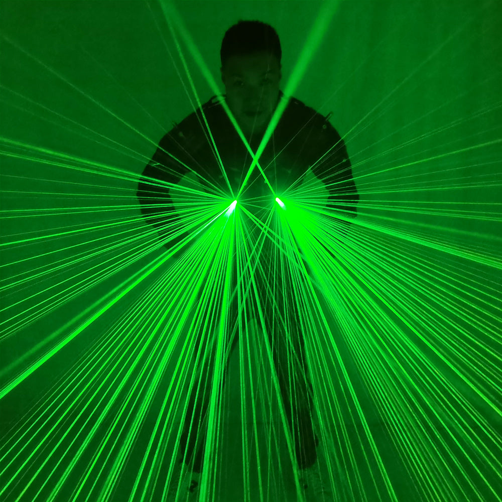 Green Laser Suit LED Waistcoat – Professional Stage Wear for Laserman Shows