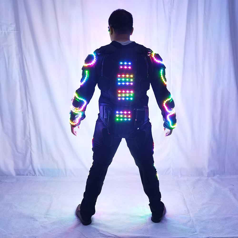 Future LED Tron Robot Costume Programmable Laser Armor - Tem-laser.com