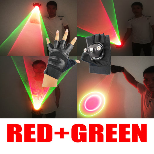 Laser Vortex Gloves Auto Green Rotating Vortex Laser Glove for Dance Party DJ Club Laser Show