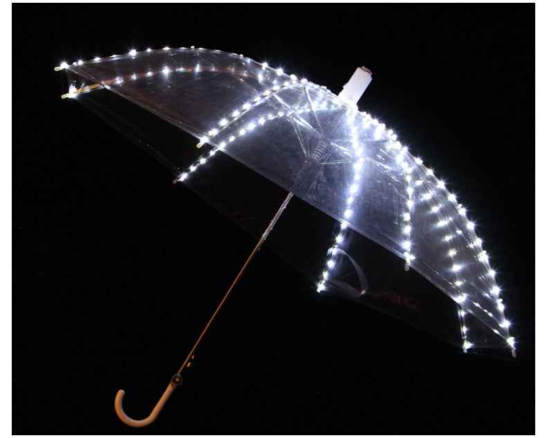 LED Light Umbrella Waterproof Glowing Umbrella Nightclub Stage Props & Creative Gift - Tem-laser.com