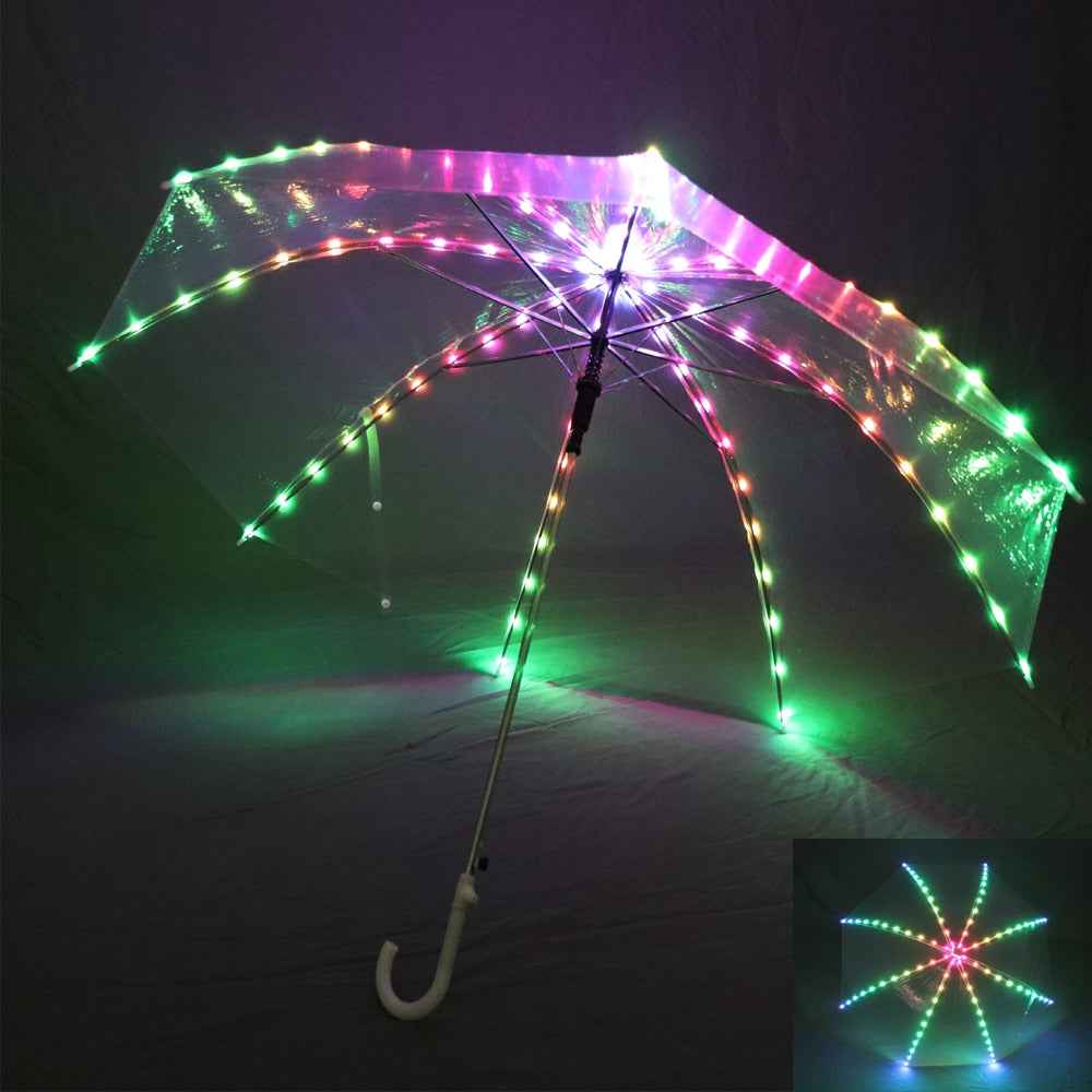 Full Color Women Belly Dance LED Light Umbrella Stage Props As Favoloo ...