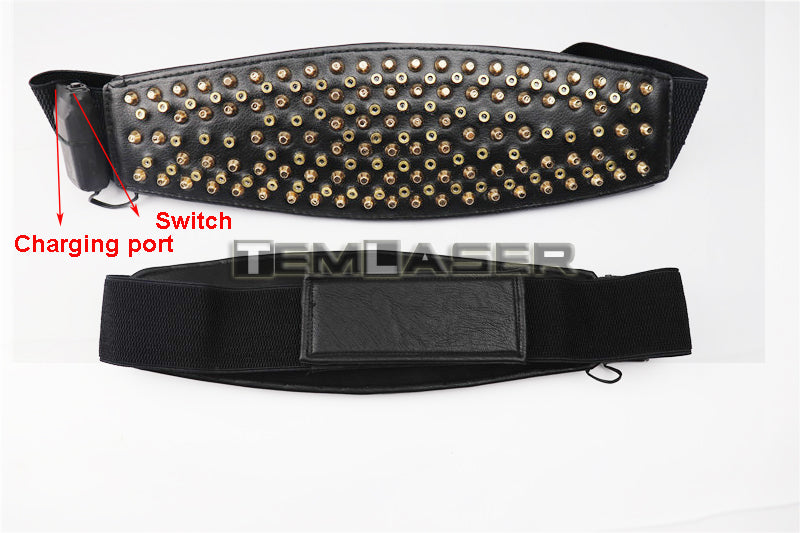 Red Laser Waistband Belt Led Girdle for Glowing Gloves Glasses Christmas Halloween Nightclub EDM Festival Performance