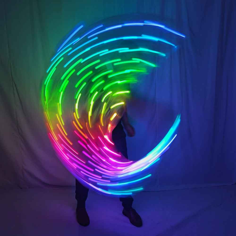 Veilon Led LED Silk Belly Dance Veil - Colorful Light-Up Performance Prop – tem ...