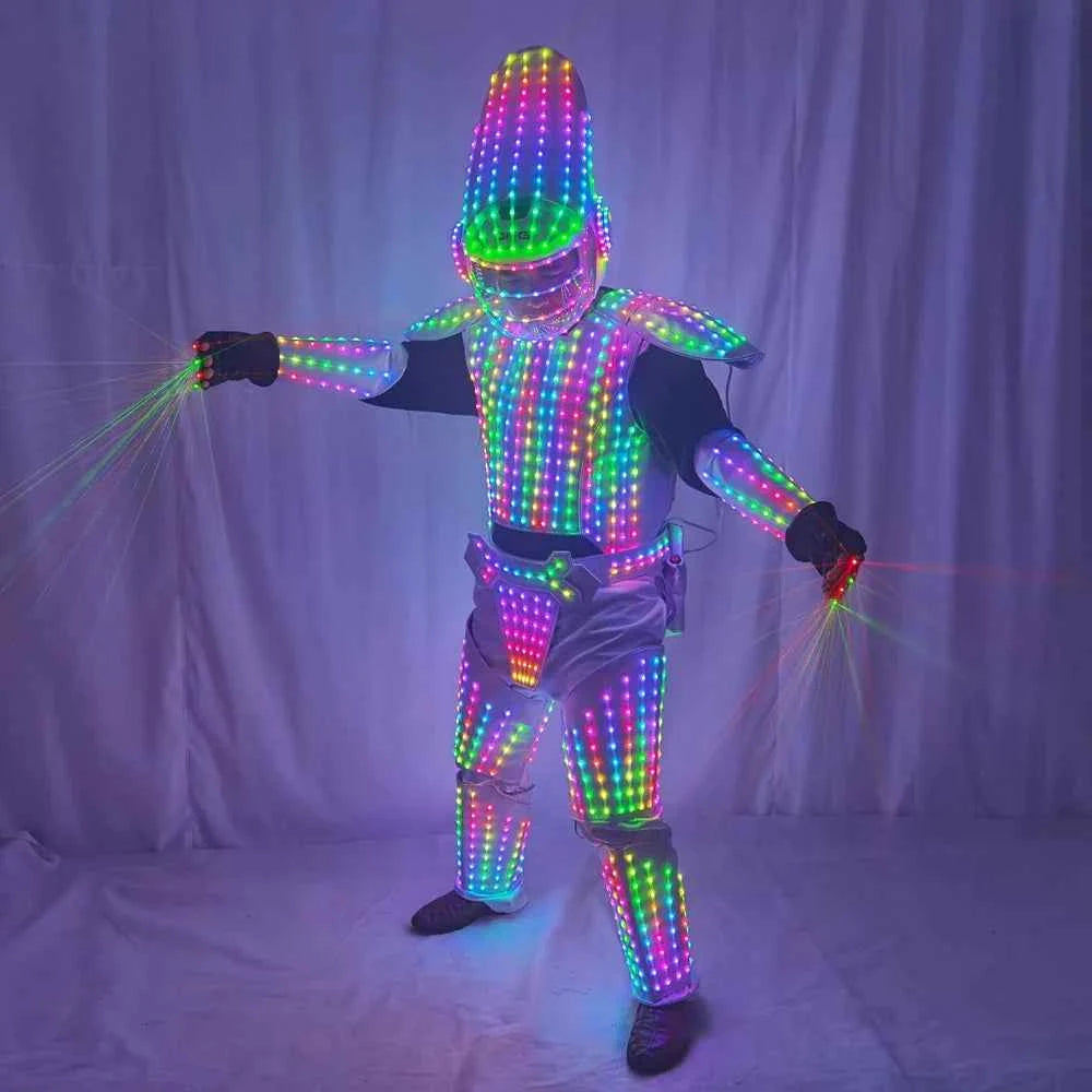 Rgb Jacket Pixel LED Jacket - Tron RGB Suit for Dance Performance & Cosplay – tem ...