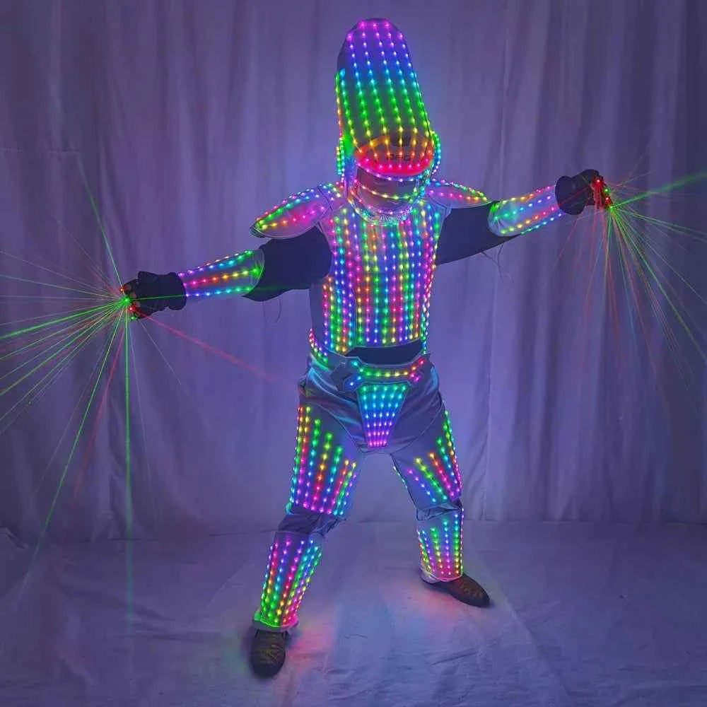 Rgb Jacket Pixel LED Jacket - Tron RGB Suit for Dance Performance & Cosplay – tem ...
